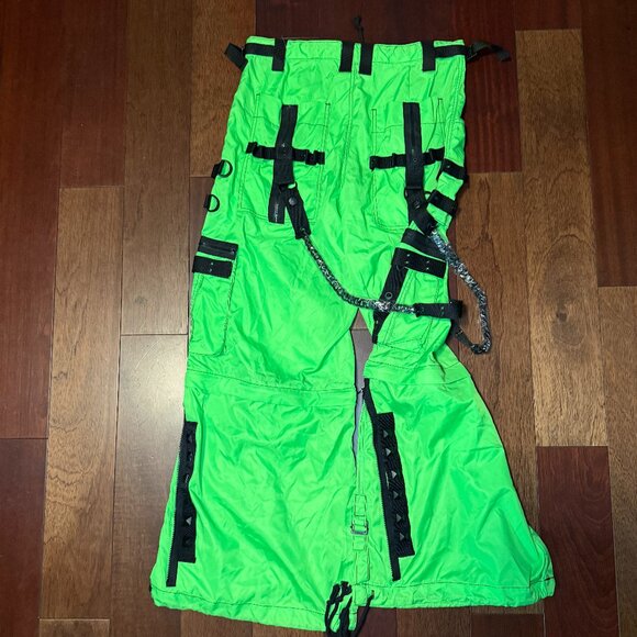 Tripp NYC Space Out Pant Neon Green Size Medium Brand New with Tags - Picture 8 of 12